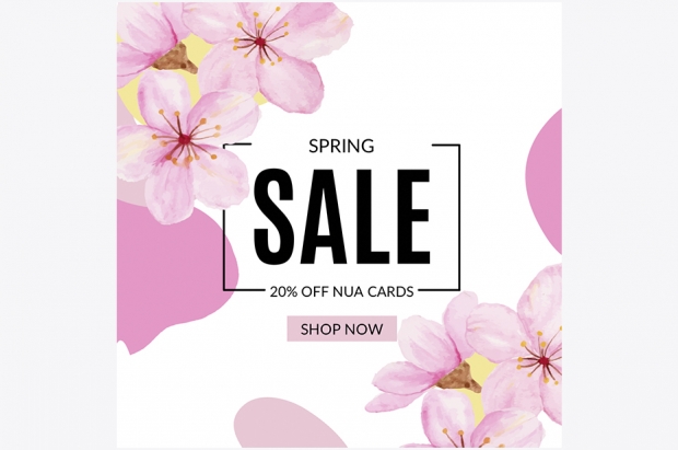 SAVE 20% on all treatments and products with a Nua Card